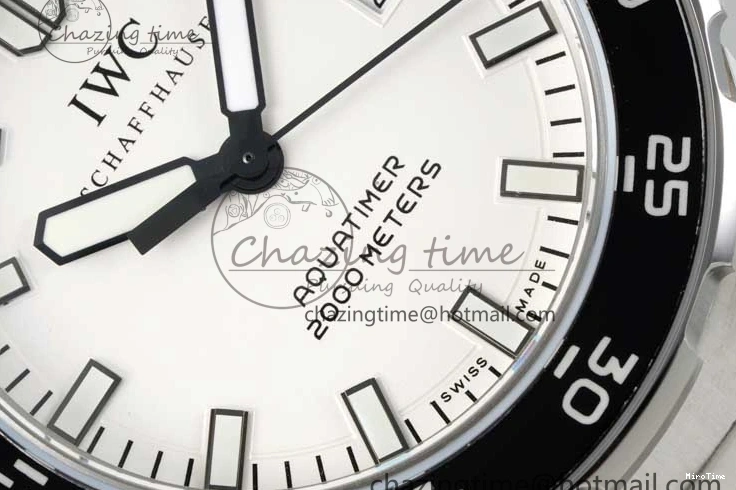 MIROTIME 0119 Youthful Aquatimer Automatic SS RSF 1:1 Best Edition White Black Dial on SS Bracelet A 7070